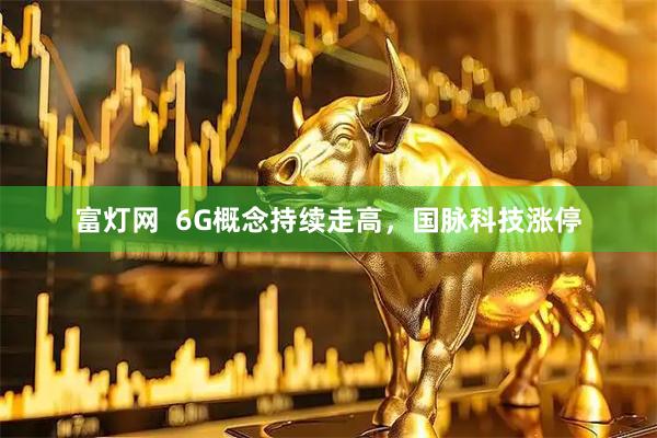 富灯网  6G概念持续走高，国脉科技涨停
