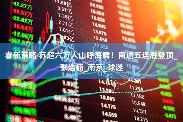 睿新策略 苏超六万人山呼海啸！南通五连胜登顶_张浩楠_南京_球迷